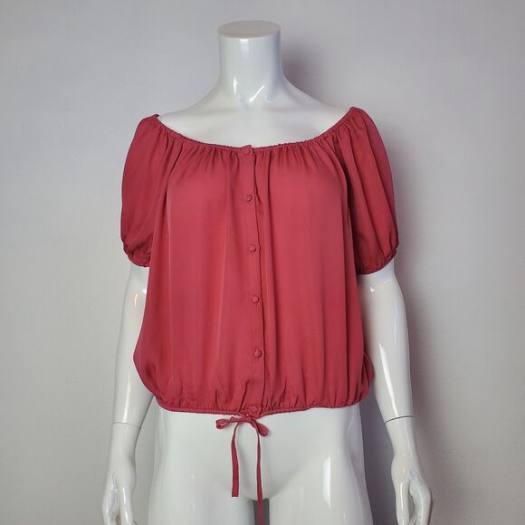Joie Pink 100% Silk Balletcore Blouse - Picture 4 of 8